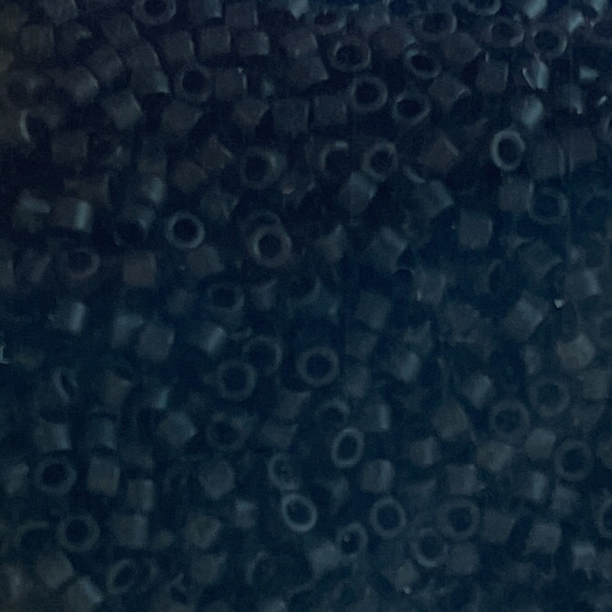 Miyuki Delica 11/0 Black Matted