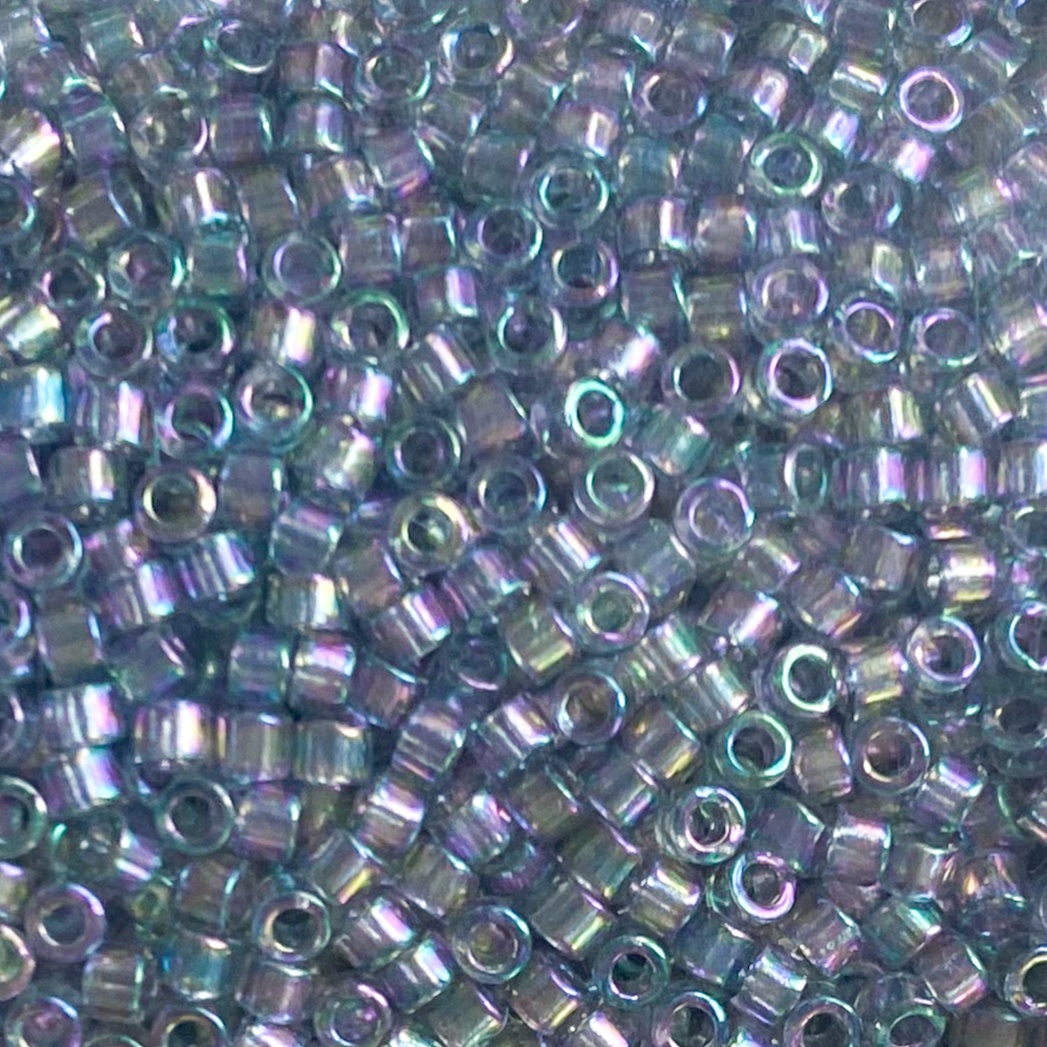 Miyuki Delica 11/0 Transparent Grey Iris