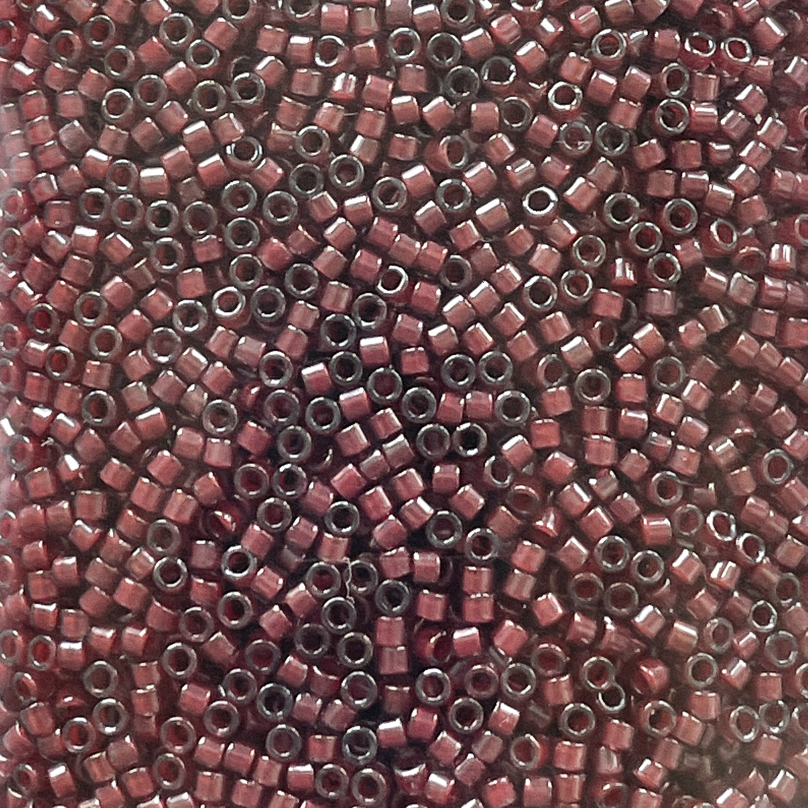 Miyuki Delica 11/0 Lined Crystal Dk.Plum Lust