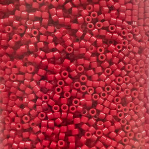 Miyuki Delica 11/0 Opaque Red Dyed