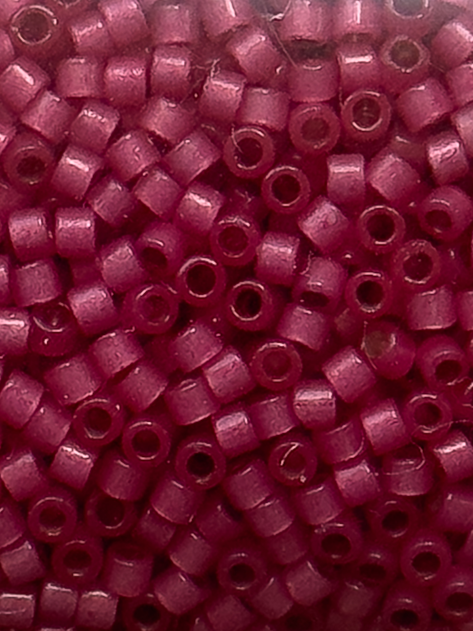 Miyuki Delica 11/0 Duracoat SF S/L Dyed Hibiscus 